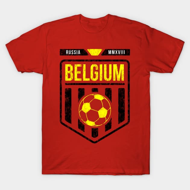 Belguim World Cup Soccer National Team T-Shirt by CR8ART